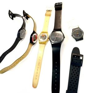 Swatch watches and parts vintage LOT jellyfish